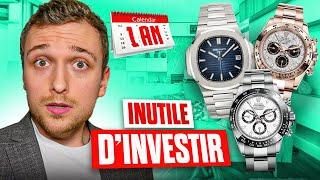 L’inutilité d’investir dans les montres ! 1 an après