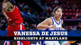 Vanessa de Jesus Highlights vs. Maryland | Nov. 10, 2024