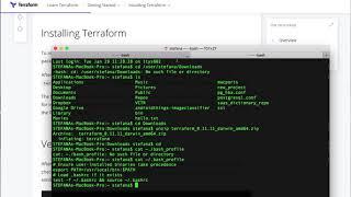 Terraform - Basic Install on Mac