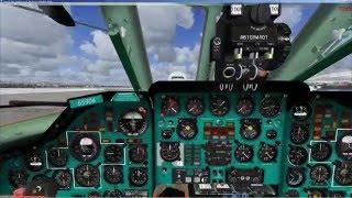 FSX | Tu 134 | Ту 134 А3 | Copilot для FSX | полет по РСБН (RSBN + GPS) | UHSS - UHHH | v2