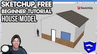 GETTING STARTED with SketchUp Free - Lesson 2 - Creating a House Model