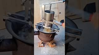 Ingenious Deep Fryer: Cooking Food with a Unique Device