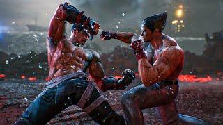 Tekken 8 - Jin vs Kazuya Final Fight in Human Form + ENDING 4K 60FPS