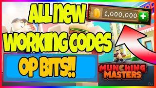 ALL *5* NEW CODES IN MUNCHING MASTERS  (ROBLOX) [AUGUST 2020]