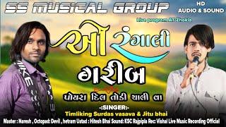 ઓ રંગાલી ગરીબ પોયરાં️દિલ તોડી ચાલી વા | SS MUSICAL GROUP | live program AT Zhokla | Surdas Vasava