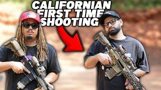 CALIFORNIAN Shoots Guns For the FIRST TIME in Georgia ft. @QrewTV !