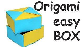 DIY paper crafts easy origami box/ Paper box making / How to make a paper box / Julia DIY