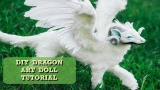 DIY Poseable Winged Dragon Art Doll Tutorial