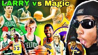 LARRY BIRD & MAGIC JOHNSON ULTIMATE RIVALRY! A COURTSHIP OF RIVALS | keydrik reacts