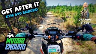 Getting After It On The KTM 690 Enduro: This Bike Was Built For FUN - MVDBR Enduro #357