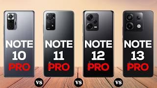 Redmi Note 10 Pro Vs 11 Pro Vs 12 Pro Vs 13 Pro