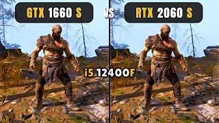 GTX 1660 Super vs RTX 2060 Super - i5 12400F - 1080p + DLSS/FSR On/Off - Test In 14 Games