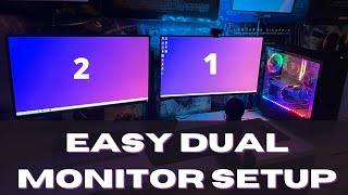 Easy Way to Setup Dual Monitors - And What You Need to Know Beforehand