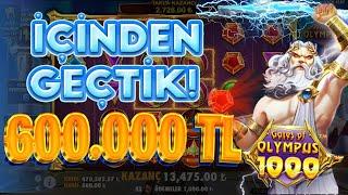 Gates Of Olympus 1000 Küçük Kasa  +600.000 TL Rekor Kazanç  İçinden Geçtik !!! Olympus'un Çocuğu