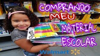 COMPRANDO MEU MATERIAL ESCOLAR (Walmart nos EUA)