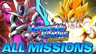 NEW MEMORABLE BATTLES MOVIE EDITION! VS SSJ GOKU AND VS COOLER ALL MISSIONS! (Dokkan Battle)