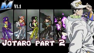 Jotaro All Versions part 2 / Shadow Mercer by Kiritokung, LautyCarp, Broken Heart77, etc / M.U.G.E.N