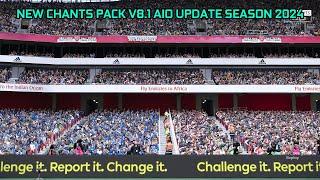 NEW CHANTS PACK V8.1 AIO UPDATE SEASON 2024 || ALL PATCH COMPATIBLE || SIDER & CPK VERSION