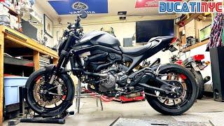 How To: Evotech Crash Protection on 2022 Ducati Monster Plus v1824