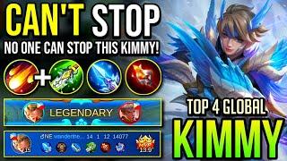 CAN'T STOP THIS KIMMY! PERFECT KIMMY | KIMMY BEST BUILD 2020 | Top 4 Global Kimmy - MLBB