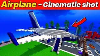 Aeroplane cinematic shot video school party craft