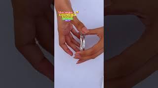 New designer beautiful silver bangles with 65% discount on instant order #ytshorts #jewellery #yt.