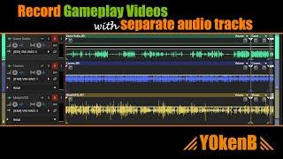 Record gameplay videos with separate audio tracks: Game audio, Incoming & Outgoing voice comms.