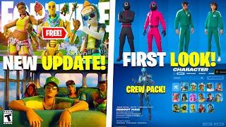Fortnite Update & EVERYTHING NEW! (Squid Game Skins, SUMMER EVENT & FREE Cosmetics!)