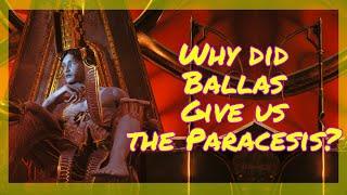 Why Did Ballas Give Us the Paracesis? | Warframe Lore Explained