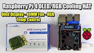 Raspberry Pi 4 OLED/RGB Cooling HAT