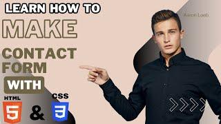 Contact Form with HTML and CSS