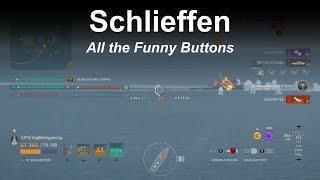 Schlieffen - All the funny buttons - World of Warships Legends - Stream Highlight