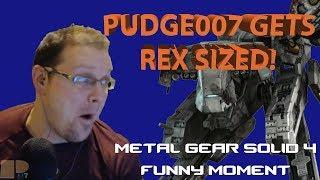 Metal Gear Solid 4 Funny Moments - Pudge007 Gets Rex Sized!