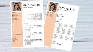 Creative Resume Design in PowerPoint | Tutorial