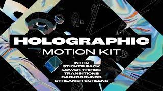 Holographic Motion Kit After Effects Template