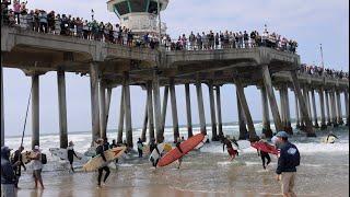 Paddle Out Tribute to Brian Wilson
