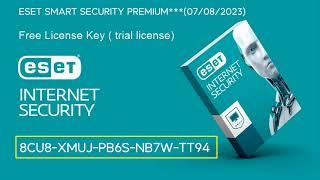 ESET NOD32 ANTIVIRUS Free Trial License activation key for 30 days | September 07, 2023