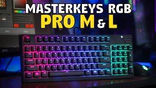 Cooler Master Masterkeys Pro M & L RGB Mechanical Keyboards - Unboxing & Review