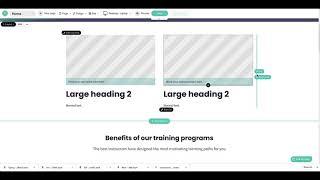 Create custom layout zones for your online school website