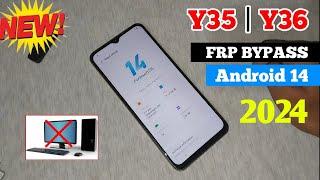 Vivo Y35 | Y36 Google Frp Bypass Android 14 2024 (Without Pc)