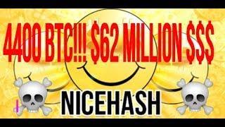 Nicehash HACKED for 4400 BTC! Nicehash down!!!