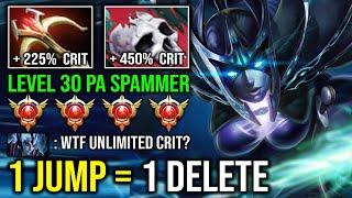 100% NEW META Level 30 PA Spammer Unlimited Crit Daedalus 1 Jump 1 Delete Phantom Assassin Dota 2