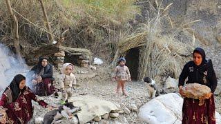 Today, Khadija started building a hut for her pet Jackie, who has become a member of the family.