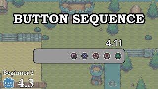 How to create a button sequence - Learn Godot 4 UI - no talking
