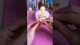 Жираф из мастики, декор на торт. Little giraffe fondant tutorial, sugar paste decor on cake