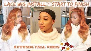 LACE FRONTAL WIG INSTALL-  START TO FINISH | SHERLINA NYM