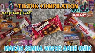 MAKAN SEMUA WAFER UNIK VIRAL JAJANAN SD | KOMPILASI VIDEO TIKTOK CHRISTINE YUWANTI