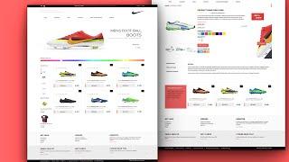 Free website template-Spike shoe's e-commerce website template for practice || html css js