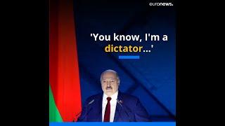 Lukashenko calls himself a 'dictator' in annual address