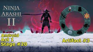 Artifact #3 — Golden Shuriken | Act 1 | Level 20 | Ninja Arashi 2 | Android